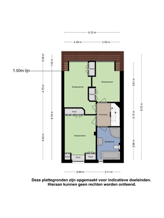 Floorplan - De Houtbreker 24, 5283 MG Boxtel